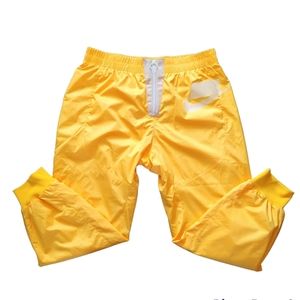 NWT Women Plus Size Nike Hype Gold Yellow Loose Fit Pants Joggers XXL